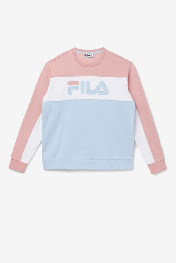 Fila Mikiny Panske Viacfarebný - Lesner Fleece Crew Vypredaj - Slovakia 86075-BCFM